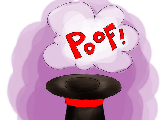 Poof and Disappear