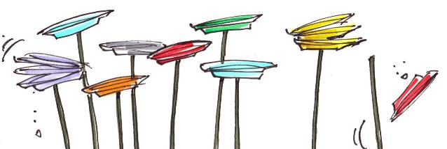 The Plates – they are a spinning!